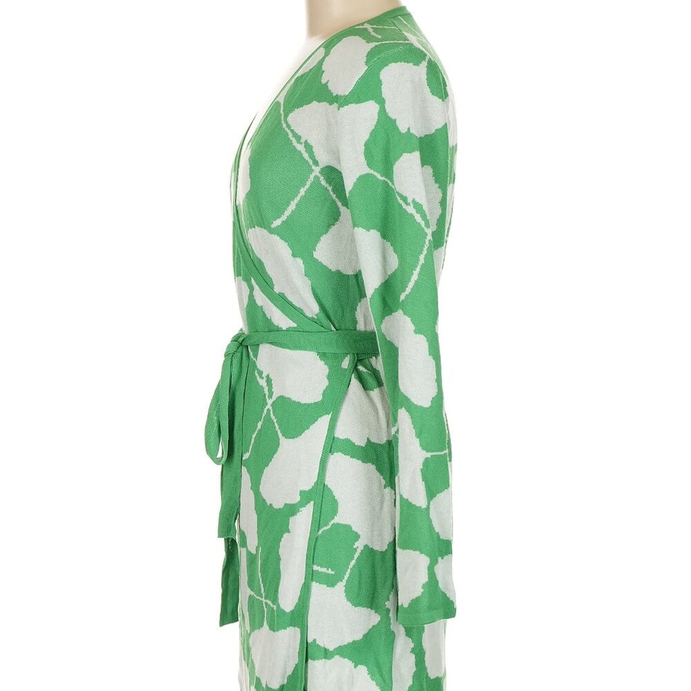 NWT DVF for Target Classic knit Kelley Green Wrap dress, Medium - Picture 3 of 6